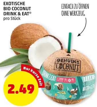PENNY Exotische Bio Coconut Drink & Eat Angebot