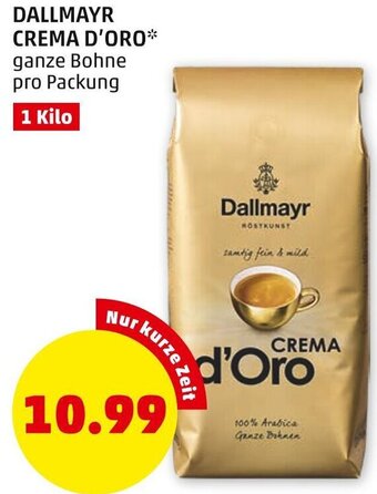 PENNY Dallmayr Crema D'Oro 1 Kilo Angebot