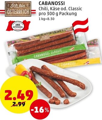 PENNY Cabanossi 300 g Angebot