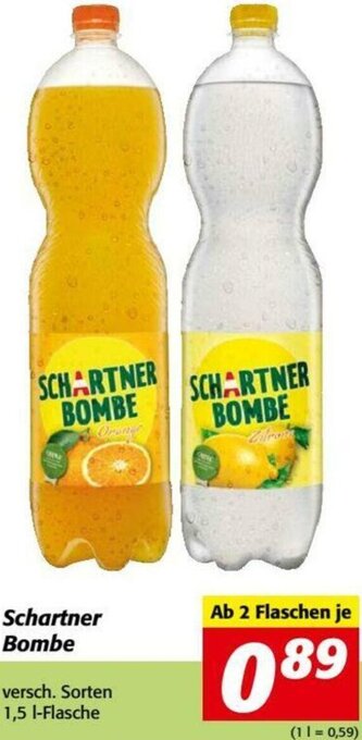 Nah&Frisch Schartner Bombe 1,5 L Angebot