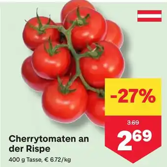 MPreis Cherrytomaten an der Rispe Angebot