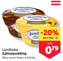MPreis Landliebe Sahnepudding Angebot