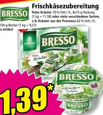 Norma Frischkäsezubereitung Angebot