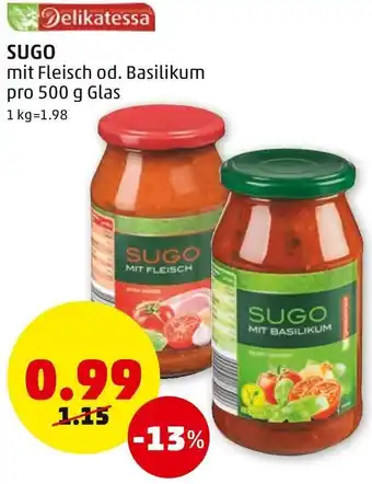 PENNY Sugo 500 g Angebot