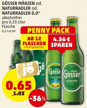 PENNY Gösser Märzen Od. Naturradler Angebot