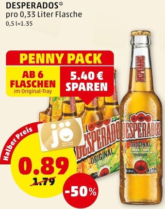 PENNY Desperados 0,33 Liter Angebot