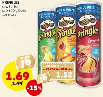 PENNY Pringles 200 g Angebot