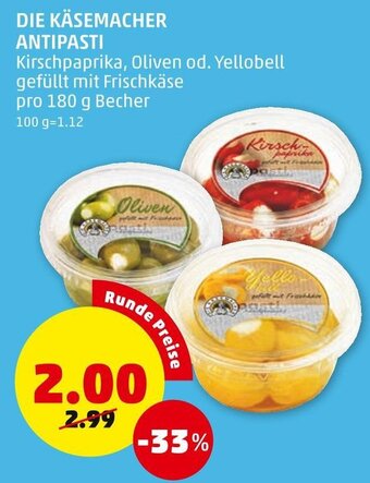 PENNY Die Käsemacher Antipasti 180 g Angebot