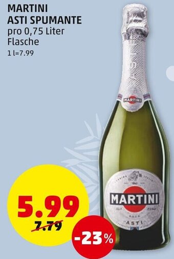 PENNY Martini Asti Spumante 0,75 Liter Angebot