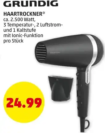 PENNY Grundig Haartrockner 2.500 Watt Angebot