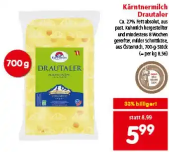 Interspar Kärntnermilch Drautaler Angebot