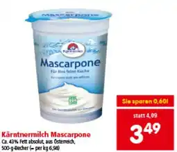 Interspar Kärntnermilch Mascarpone Angebot