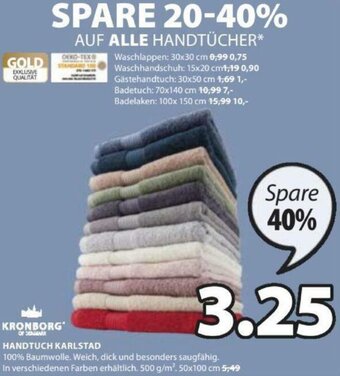 JYSK Handtuch Karlstad Angebot