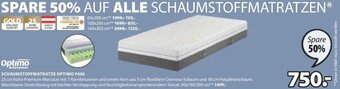 JYSK Schaumstoffmatratze Optimo F400 Angebot