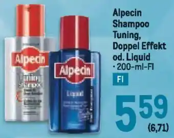 Metro Alpecin Shampoo Tuning, Doppel Effekt od. Liquid Angebot