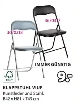 JYSK Klappstuhl viuf Angebot
