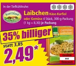 Norma Laibchen Käse-Karfiol oder Gemüse Angebot