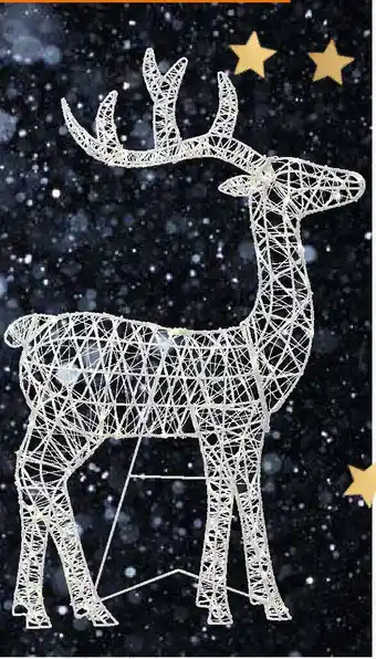 OBI LED Drahtfigur Rentier Angebot