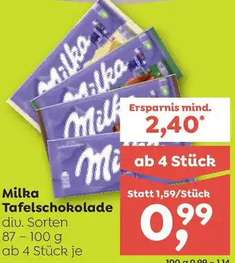 ADEG Milka Tafelschokolade Angebot