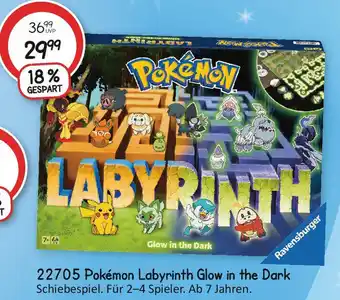 Vedes 22705 Pokémon Labyrinth Glow in the Dark Angebot