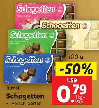 Lidl Trumpf Schogetten Angebot