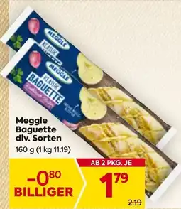 Billa Corso Meggle Baguette div. Sorten Angebot