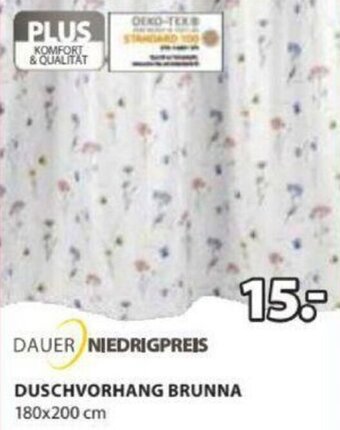 JYSK Duschvorhang Brunna 180x200 cm Angebot