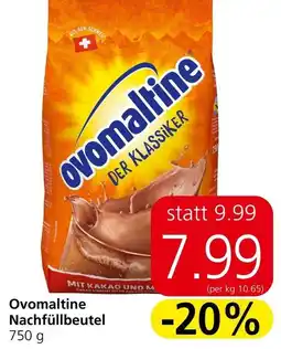 Eurospar Ovomaltine Nachfüllbeutel Angebot