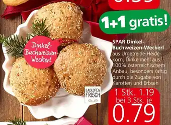 Interspar SPAR Dinkel- Buchweizen-Weckerl Angebot