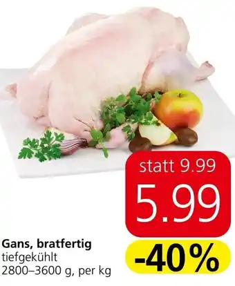 Interspar Gans, bratfertig Angebot