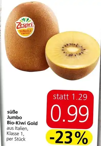 Interspar süße Jumbo Bio-Kiwi Gold Angebot