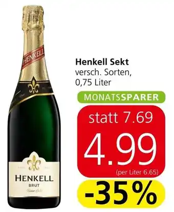 Spar Henkell Sekt Angebot