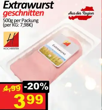Wurstico Extrawurst geschnitten Angebot