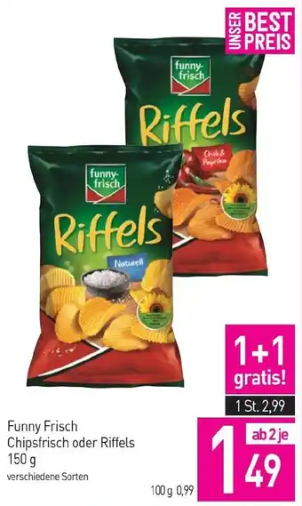 Sutterlüty Funny Frisch Chipsfrisch oder Riffels Angebot