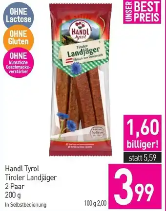 Sutterlüty Handl Tyrol Tiroler Landjäger 2 Paar Angebot
