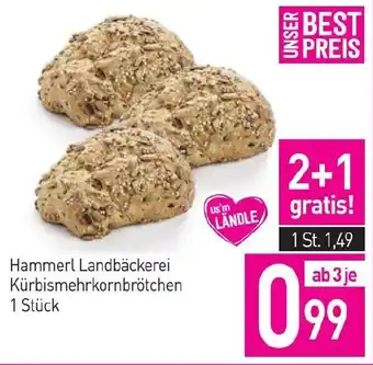 Sutterlüty Hammerl Landbäckerei Kürbismehrkornbrötchen Angebot