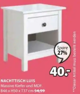 JYSK Nachttisch Luis Angebot
