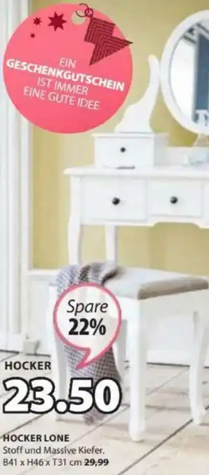 JYSK Hocker Lone Angebot