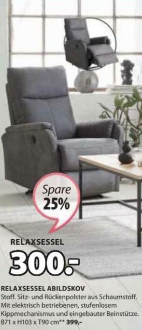 JYSK Relaxsessel Abildskov Angebot