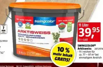 Bauhaus Swingcolor arktisweiss Angebot