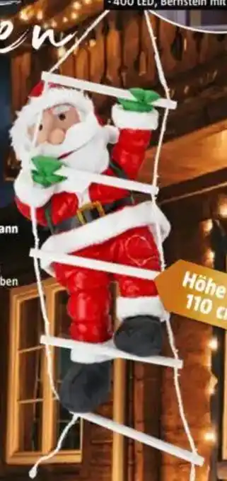 Bauhaus Weihnachtsmann mit led leiter Angebot