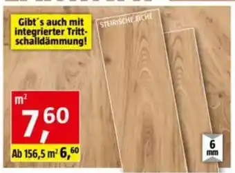 Bauhaus Laminat steirische eiche Angebot