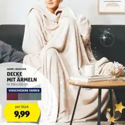 Hofer Home creation decke mit ärmeln Angebot