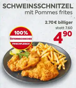 Billa Schweinsschnitzel Angebot