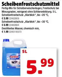 Liebmarkt Scheibenfrostschutzmittel Angebot