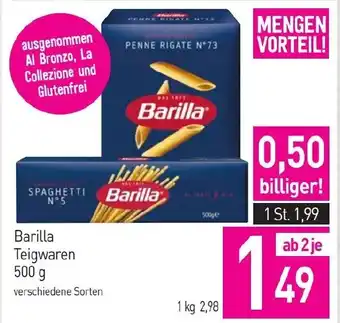 Sutterlüty Barilla Teigwaren Angebot