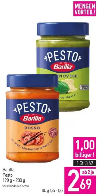 Sutterlüty Barilla Pesto Angebot