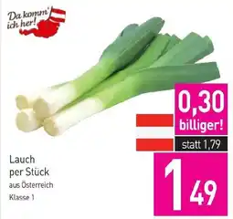 Sutterlüty Lauch Angebot