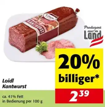 Nah&Frisch Loidl Kantwurst Angebot