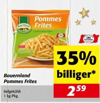 Nah&Frisch Bauernland Pommes Frites Angebot